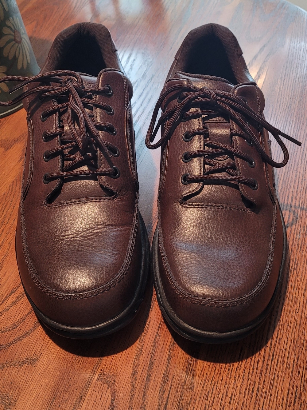 Brand New Rockport "Eureka" Men's Brown Leather Shoes 13W